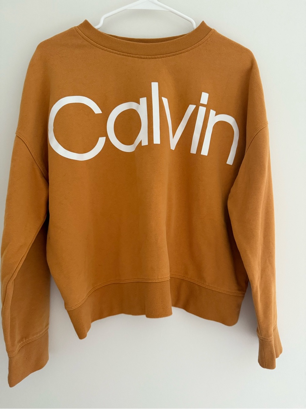 Calvin Klein Performance Pullover in Mustard